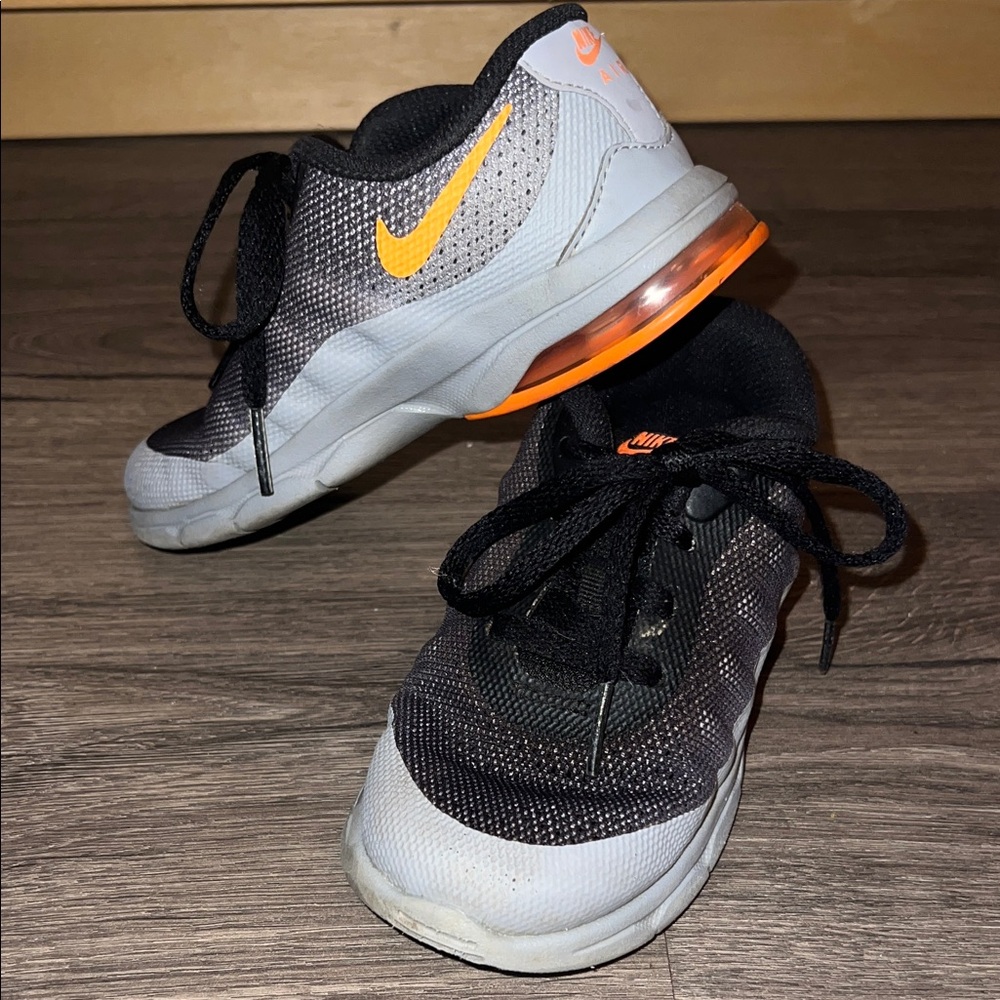 Nike Kids Sneakers - Gray and Orange
